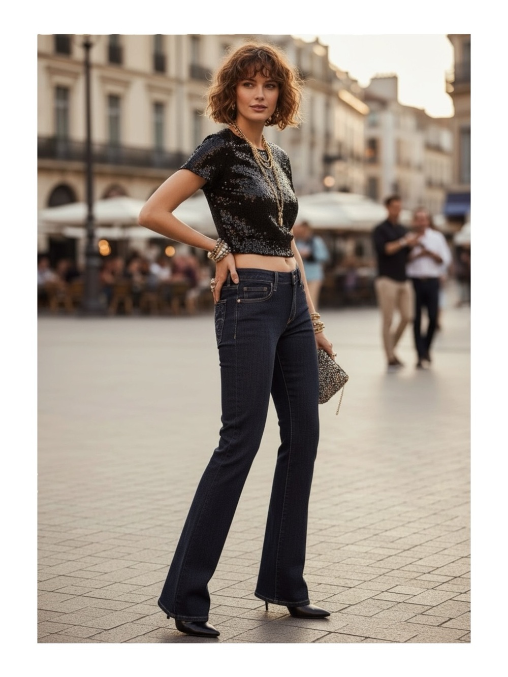HTF: 7 Mankind® ㋛ Swirl Embroidered Crystal A Pocket Bootcut Denim Jeans ㋛ 29 30 - Picture 2 of 16